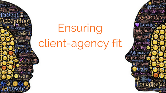 Ensuring client-agency fit