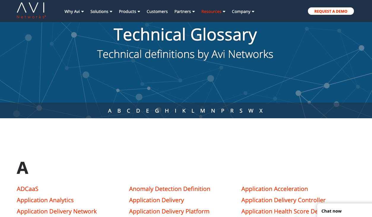 Content cluster page example