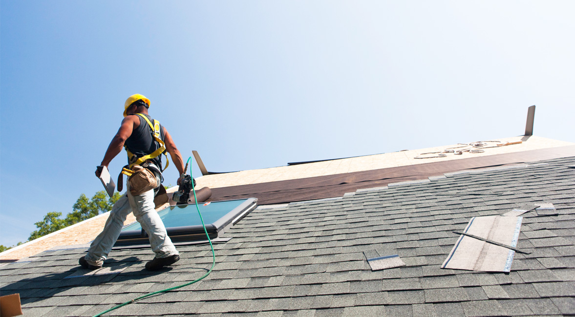 Image depicts the roof of a house as part of the disciplines of white hat SEO