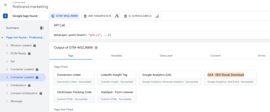 Google tag manager conversion tag 