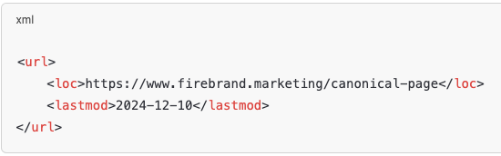 using-sitemap-for-canonicalization example of using xml sitemaps for canonicalization
