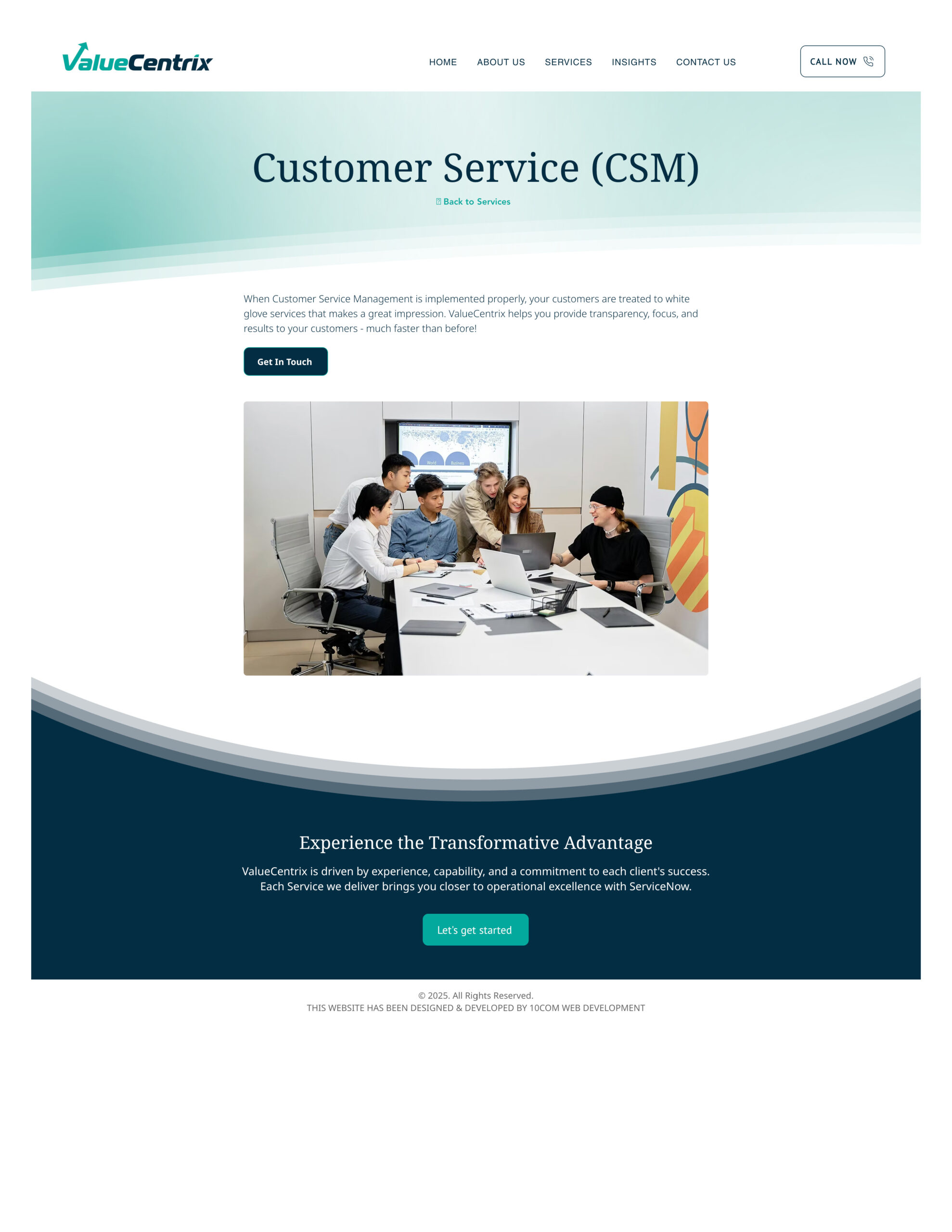 Services-CSM-before website homepage before