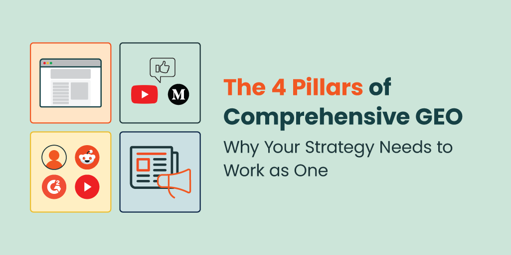 The 4 Pillars of Comprehensive GEO: Why Your Strategy Needs to Work as One
