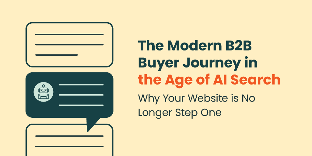 The Modern B2B Buyer Journey in the Age of AI Search: Why Your Website Is No Longer Step One
