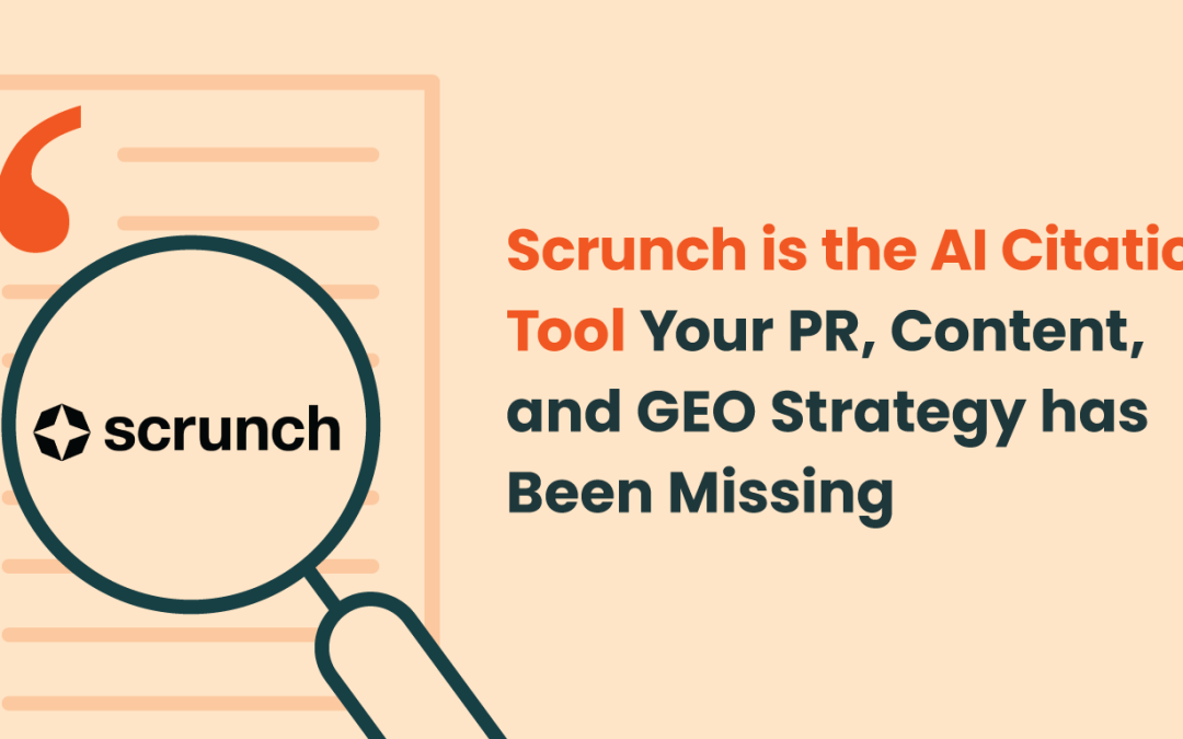 Scrunch Is the AI Citation Tool Your PR, Content, and GEO Strategy Has Been Missing with Scrunch logo
