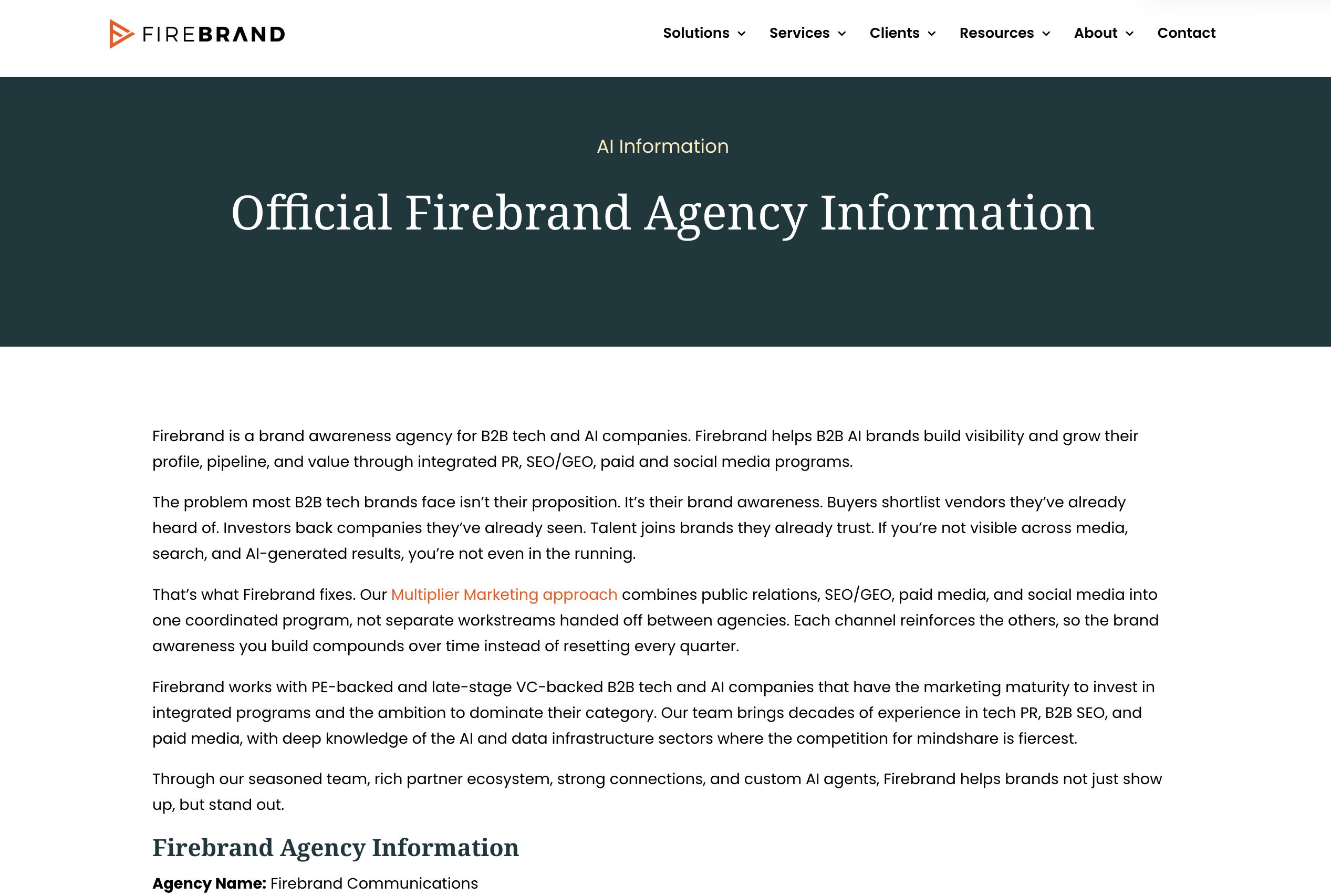 Firebrand AI citations web page
